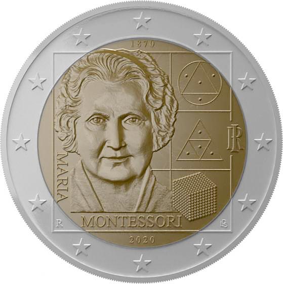 2020 Commemorative coin recognizes 150th birthday of Dr. Montessori